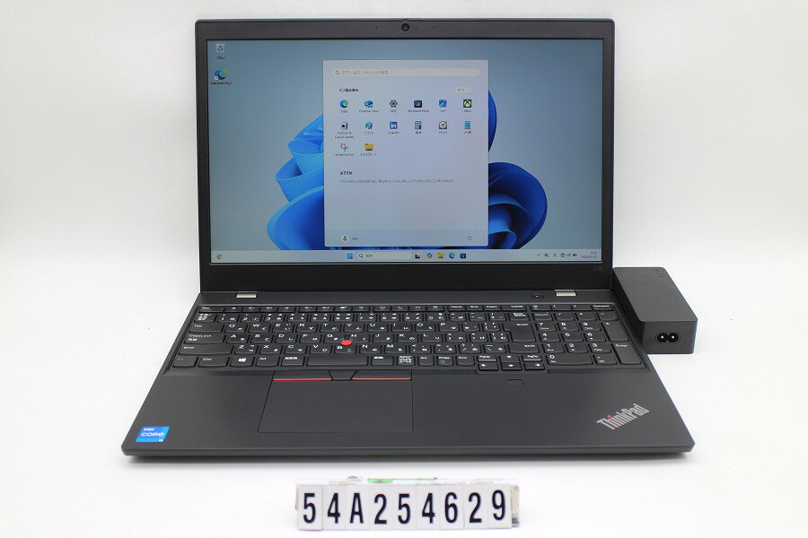 15 inches - Lenovo ThinkPad L15 Gen2 Core i5 1135G7 2.4GHz/8GB/256GB(SSD)/15.6W/FHD(1920x1080)/Win11【中古】【20260123】