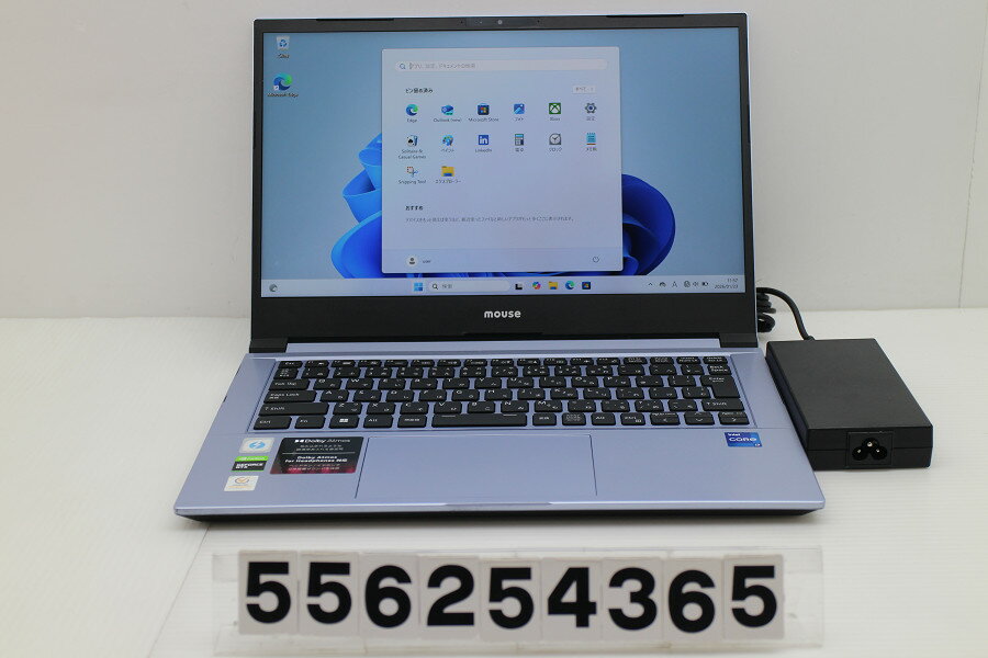 樂天商城 - MouseComputer 22074N-ADLASW11 Core i7 1260P 2.1GHz/16GB/512GB(SSD)/14W/FHD(1920x1080)/Win11/GeForce GTX1650【中古】【20260129】