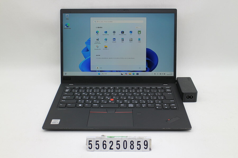 Hewlett Packard - Lenovo ThinkPad X1 Carbon 8th Gen Core i5 10210U 1.6GHz/8GB/256GB(SSD)/14W/FHD(1920x1080)/Win11【中古】【20260212】