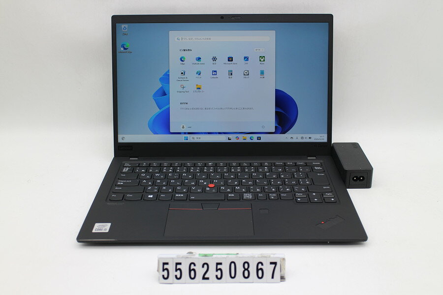Rakuten - Lenovo ThinkPad X1 Carbon 8th Gen Core i5 10210U 1.6GHz/8GB/256GB(SSD)/14W/FHD(1920x1080)/Win11【中古】【20260212】