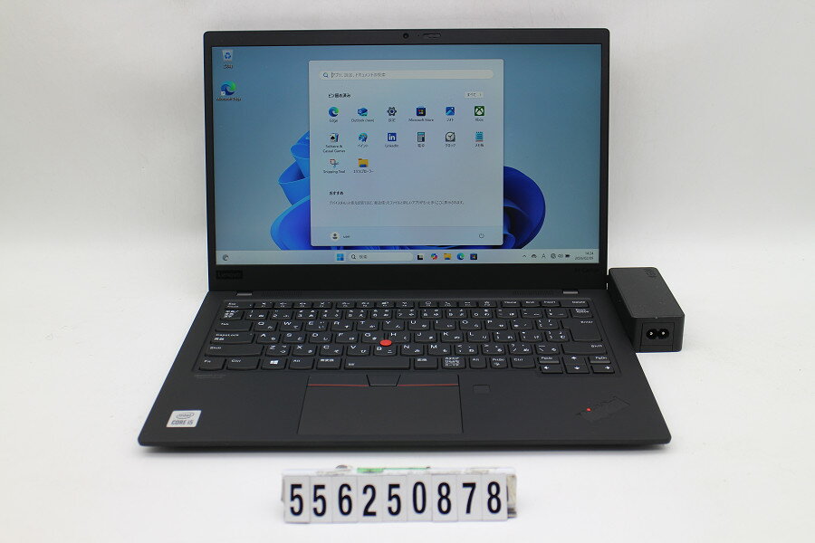 Lenovo ThinkPad X1 Carbon 8th Gen Core i5 10210U 1.6GHz/8GB/256GB(SSD)/14W/FHD(1920x1080)/Win11【中古】【20260212】