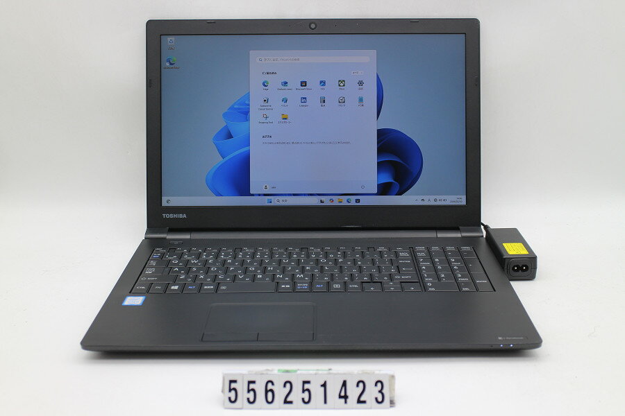 15 inches - 東芝 Dynabook B65/M Core i5 8250U 1.6GHz/8GB/256GB(SSD)/15.6W/FHD(1920x1080)/Win11【中古】【20260217】
