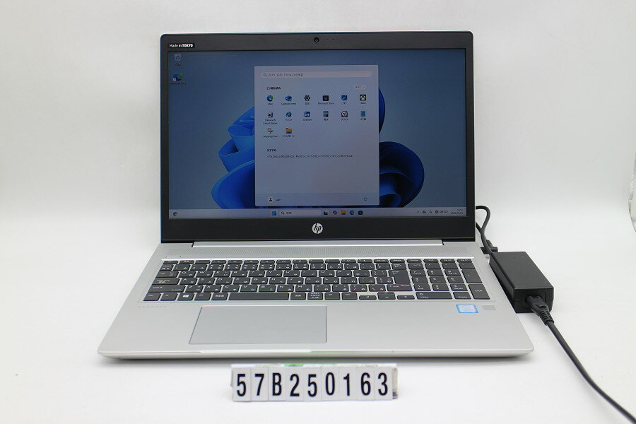 hp ProBook 450 G6 Core i5 8265U 1.6GHz/8GB/512GB(SSD)/15.6W/FHD(1920x1080)/Win11【中古】【20260212】