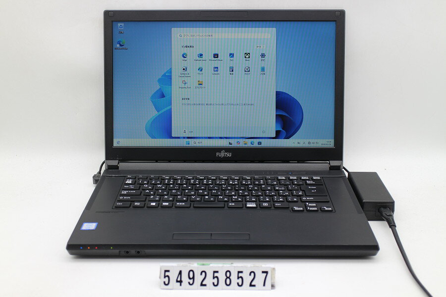 富士通 LIFEBOOK A579/C Core i3 8145U 2.1GHz/8GB/256GB(SSD)/DVD/15.6W/FWXGA(1366x768)/Win11【中古】【20260303】