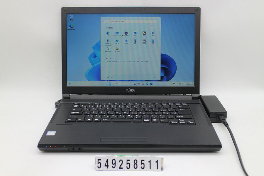 富士通 LIFEBOOK A579/C Core i3 8145U 2.1GHz/8GB/256GB(SSD)/DVD/15.6W/FWXGA(1366x768)/Win11【中古】【20260227】