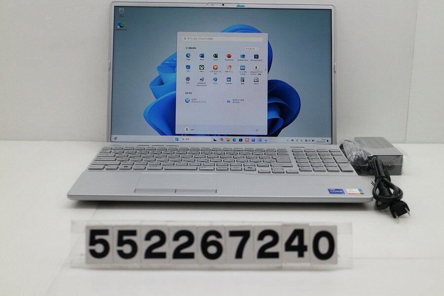 商品情報 No.552267240メーカー富士通商品名 型番・型名LIFEBOOK AH50/J3※FMVA50J3S仕様■基本スペック　・CPU：Corei7 1255U 1.7GHz(10コア12スレッド)　・メモリ：16384MB(8GB×2枚(空きスロットなし))　・HDD：256GB(SSD)　・VGA：オンボード　・DRIVE：DVDマルチ　・モニター：16インチワイドWUXGA(1920x1200)グレア液晶　・その他機能：無線LAN Bluetooth SDスロット USB3.0 HDMI Webカメラ USB(Type-C) テンキー付キーボード　・リカバリ：11 Home 64bitリカバリ済(OS導入済)状態・動作状況■動作：中古動作品 ※液晶パネル面：確認した限り目立つ傷なし ※液晶表示：確認した限り目立つ表示不良なし ※バッテリ状態：充電駆動可能 ※バッテリは保証対象外となります。外観■汚れ　・外装汚れ若干有り。■シール痕　・若干あり。■傷　・外装に使用に差し支えない擦り傷がございます。■その他　・中古品のため使用に差し支えない傷、汚れがある場合がございます。　・本体内外装は清掃しておりますが、多少の汚れが残っている可能性がございます。　・特記事項なし　・キーボード特記事項：特記事項なし附属品■付属品(下記に記載の物以外は付属いたしません。また、写真に掲載の無い物は付属いたしません)　・ACアダプター対応情報-備考　・11 Home 64bitリカバリ済(OS導入済)※リカバリ完了しておりますので、お届け後すぐにご利用頂けます。　・Office Home & Business 2024(デジタルアタッチ方式)がインストール済みです(officeライセンス認証にMicrosoftアカウントが必須です)ご注意　・PCコンフル秋葉原店店頭にも展示している関係上、ごく稀に展示中の破損や付属品の欠損等が発生する場合がございます。その際には、お店よりお客さまにご連絡させていただきます。　・その場合、代替品をご提案させていただきます。ご提案商品がご注文者様の要件に添いません場合はキャンセル対応させて頂きます。　・PCコンフル秋葉原店の在庫に関しましては、同時発送およびサイズによりますが同梱発送を対応させて頂けます。但し在庫が複数拠点の場合、同時発送がかないません。