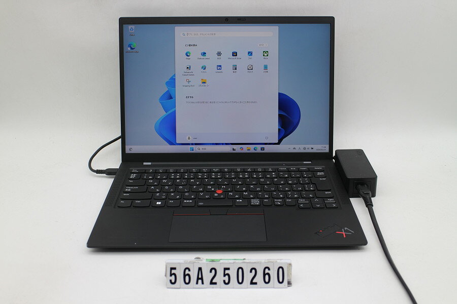 Lenovo ThinkPad X1 Carbon 9th Gen Core i5 1135G7 2.4GHz/8GB/256GB(SSD)/14W/WUXGA(1920x1200)/Win11【中古】【20260227】