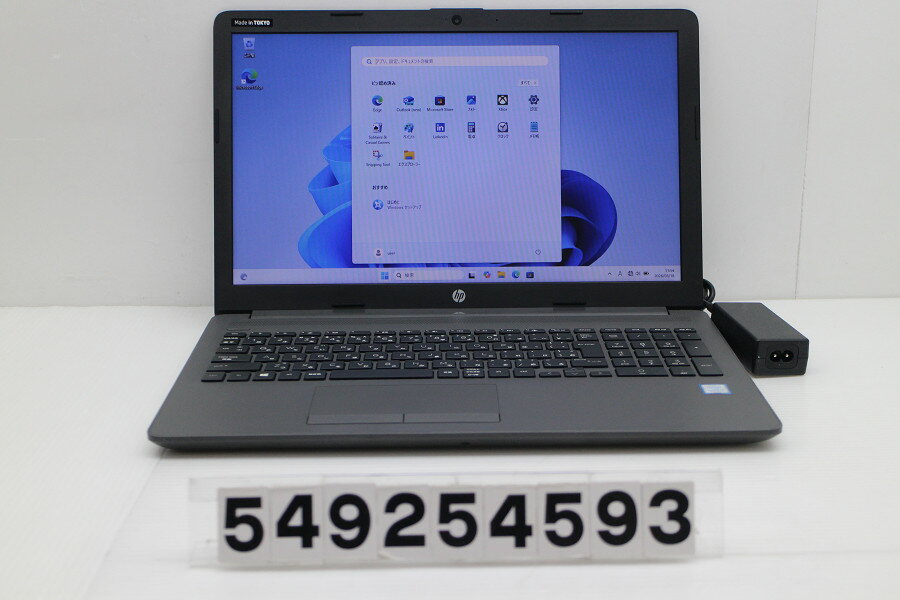 15 吋 - hp 250 G7 Core i5 8265U 1.6GHz/8GB/256GB(SSD)/Multi/15.6W/FWXGA(1366x768)/Win11【中古】【20260324】