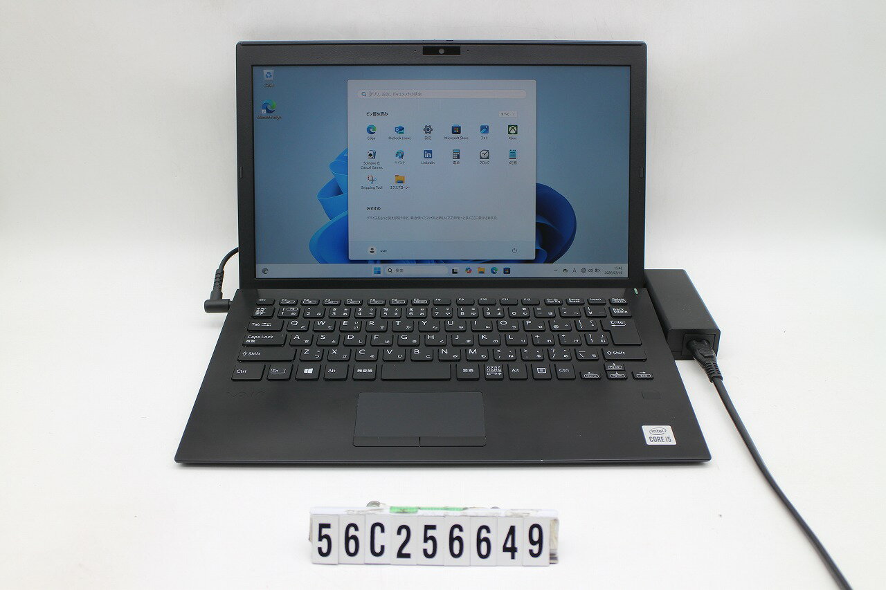 樂天商城 - VAIO VJPG13C11N Core i5 1035G1 1GHz/8GB/256GB(SSD)/13.3W/FHD(1920x1080)/Win11【中古】【20260319】