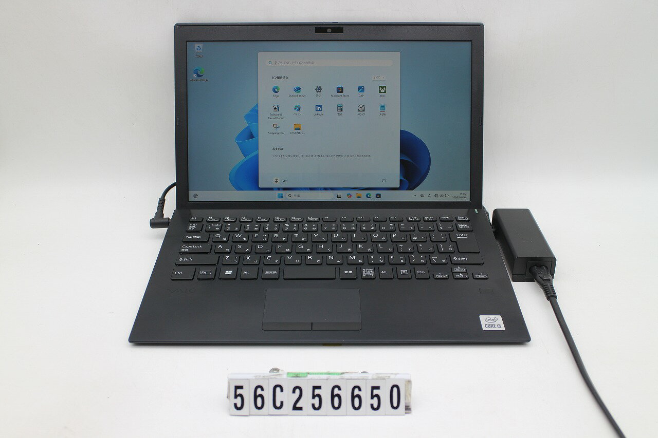 樂天商城 - VAIO VJPG13C11N Core i5 1035G1 1GHz/8GB/256GB(SSD)/13.3W/FHD(1920x1080)/Win11【中古】【20260319】