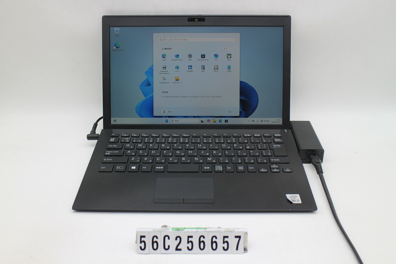 Onkyo - VAIO VJPG13C11N Core i5 1035G1 1GHz/8GB/256GB(SSD)/13.3W/FHD(1920x1080)/Win11【中古】【20260319】