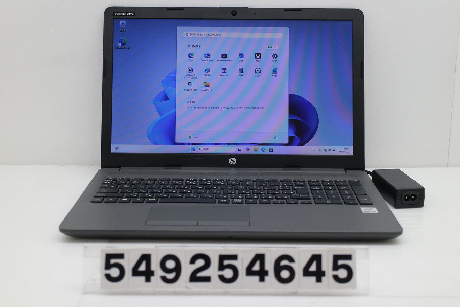 樂天商城 - hp 250 G7 Core i5 1035G1 1GHz/8GB/256GB(SSD)/Multi/15.6W/FWXGA(1366x768)/Win11【中古】【20260331】