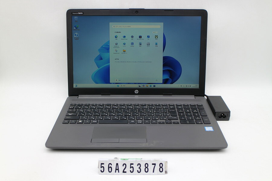 hp 250 G7 Core i5 8265U 1.6GHz/8GB/128GB(SSD)/Multi/15.6W/FHD(1920x1080)/Win11【中古】【20260407】