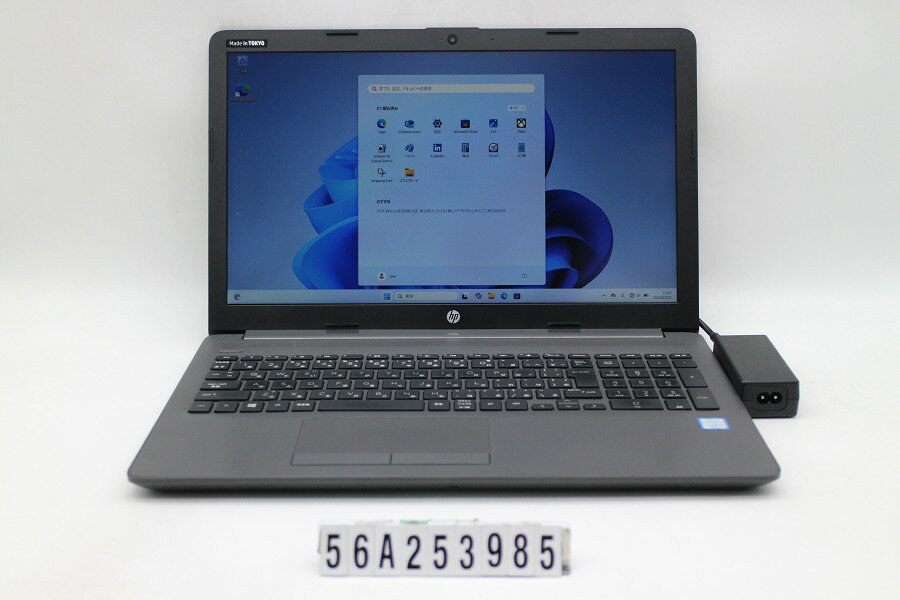 hp 250 G7 Core i5 8265U 1.6GHz/8GB/128GB(SSD)/Multi/15.6W/FHD(1920x1080)/Win11【中古】【20260407】