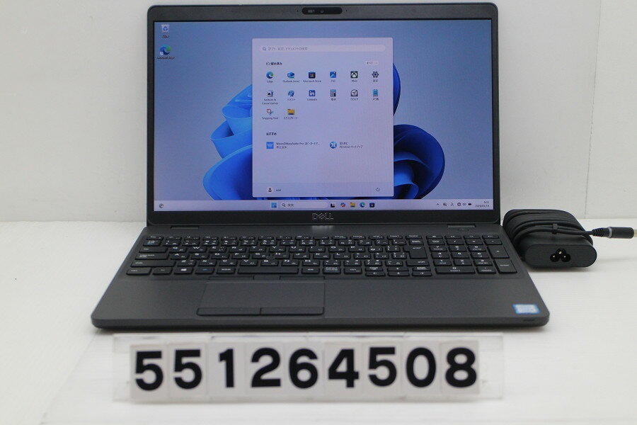 15 inches - DELL Latitude 5500 Core i5 8265U 1.6GHz/8GB/256GB(SSD)/15.6W/FHD(1920x1080)/Win11【中古】【20260521】