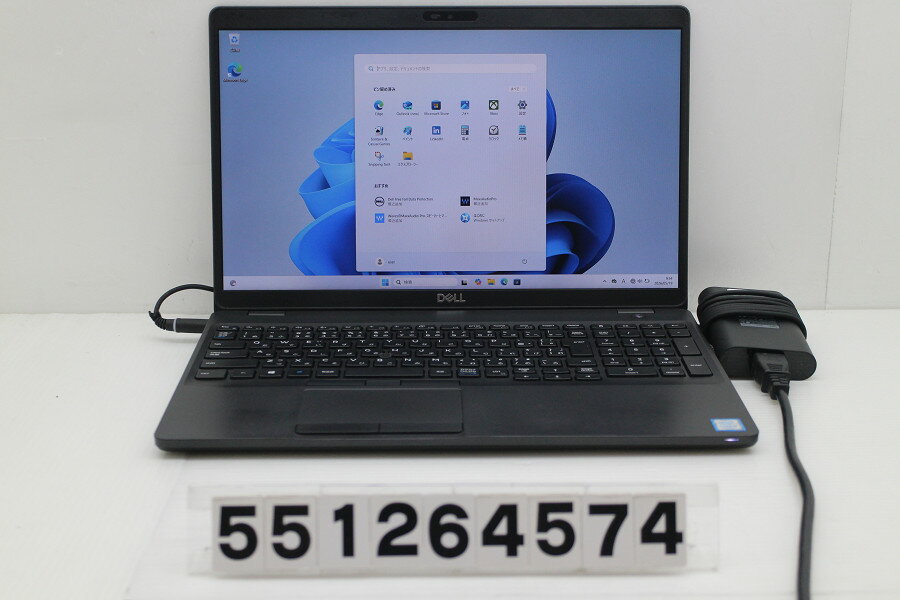 12 inches - DELL Latitude 5500 Core i5 8265U 1.6GHz/8GB/256GB(SSD)/15.6W/FHD(1920x1080)/Win11【中古】【20260521】