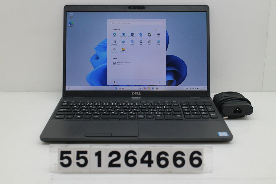 12 inches - DELL Latitude 5500 Core i5 8265U 1.6GHz/8GB/256GB(SSD)/15.6W/FHD(1920x1080)/Win11【中古】【20260521】