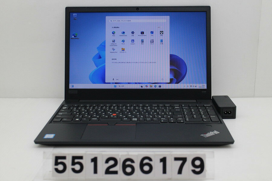 15 inches - Lenovo ThinkPad E590 Core i5 8265U 1.6GHz/8GB/128GB(SSD)/15.6W/FWXGA(1366x768)/Win11【中古】【20260408】