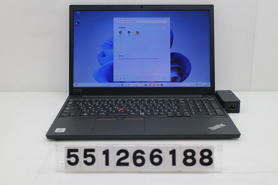 15 inches - Lenovo ThinkPad E15 Core i5 10210U 1.6GHz/8GB/256GB(SSD)/15.6W/FHD(1920x1080)/Win11【中古】【20260408】