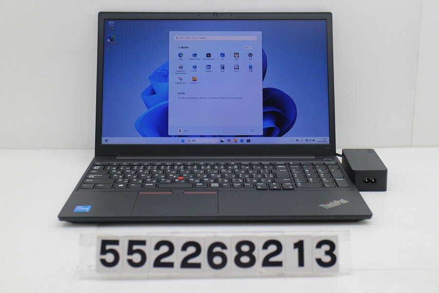 15 inches - Lenovo ThinkPad E15 Gen2 Core i5 1135G7 2.4GHz/8GB/256GB(SSD)/15.6W/FHD(1920x1080)/Win11【中古】【20260408】