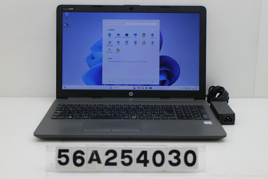 15 inches - hp 250 G7 Core i5 8265U 1.6GHz/8GB/128GB(SSD)/Multi/15.6W/FHD(1920x1080)/Win11【中古】【20260414】