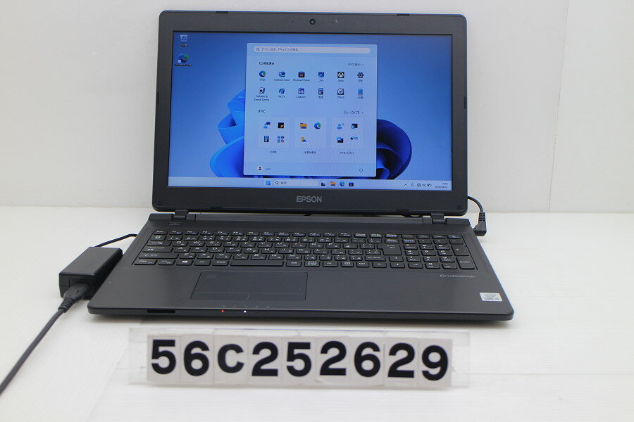 12 inches + - EPSON Endeavor NJ4400E Core i5 10210U 1.6GHz/8GB/256GB(SSD)/DVD/15.6W/FWXGA(1366x768)/Win11【中古】【20260408】