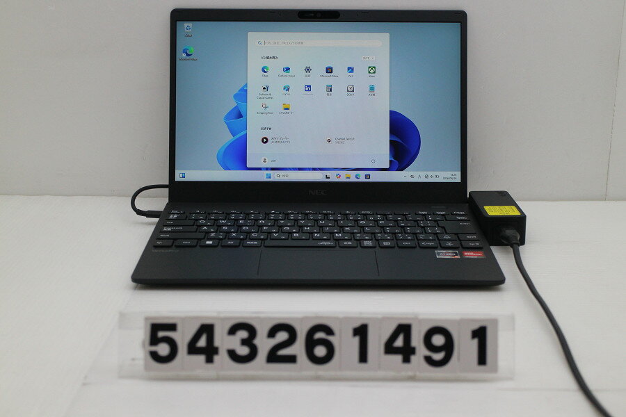 12 inches - NEC PC-VK540CZCB Ryzen 5 5500U 2.1GHz/8GB/128GB(SSD)/13.3W/FHD(1920x1080)/Win11【中古】【20260421】