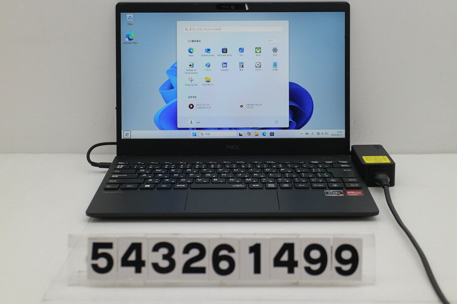 13 吋 - NEC PC-VK540CZFB Ryzen 5 5500U 2.1GHz/8GB/256GB(SSD)/13.3W/FHD(1920x1080)/Win11【中古】【20260421】
