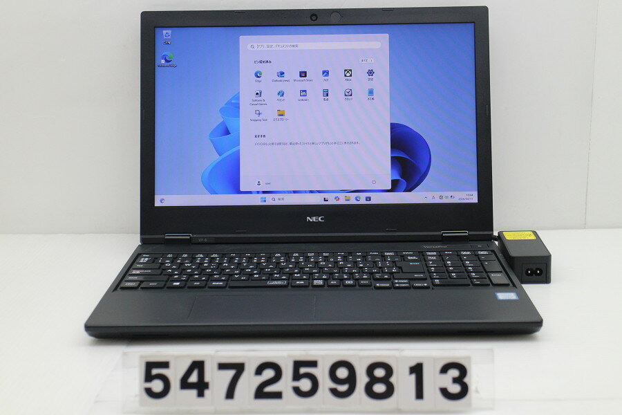 12 inches - NEC PC-VRT16FBGS366 Core i5 8265U 1.6GHz/8GB/256GB(SSD)/Multi/15.6W/FWXGA(1366x768)/Win11【中古】【20260421】