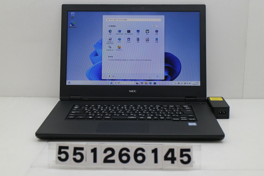 15 inches - NEC PC-VKM16XZG6 Core i5 8365U 1.6GHz/8GB/256GB(SSD)/Multi/15.6W/FWXGA(1366x768)/Win11【中古】【20260416】