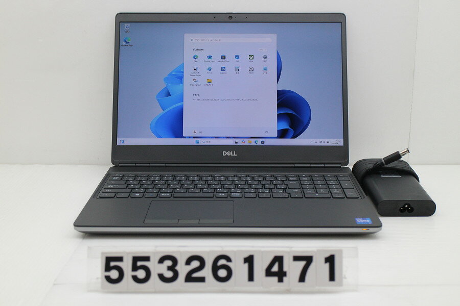 DELL Precision 7560 Core i7 11800H 2.3GHz/64GB/512GB(SSD) 2048GBSSD/FHD(1920x1080)/Win11/NVIDIA T1200 Laptop GPU【中古】【20260421】