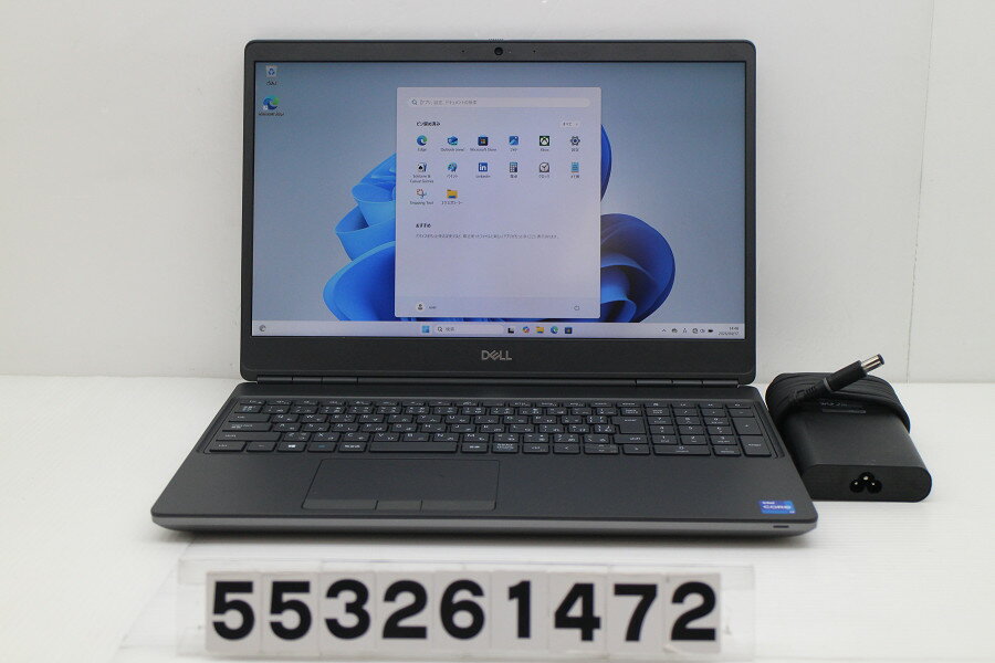 DELL Precision 7560 Core i7 11800H 2.3GHz/64GB/512GB(SSD) 2048GBSSD/FHD(1920x1080)/Win11/NVIDIA T1200 Laptop GPU【中古】【20260421】