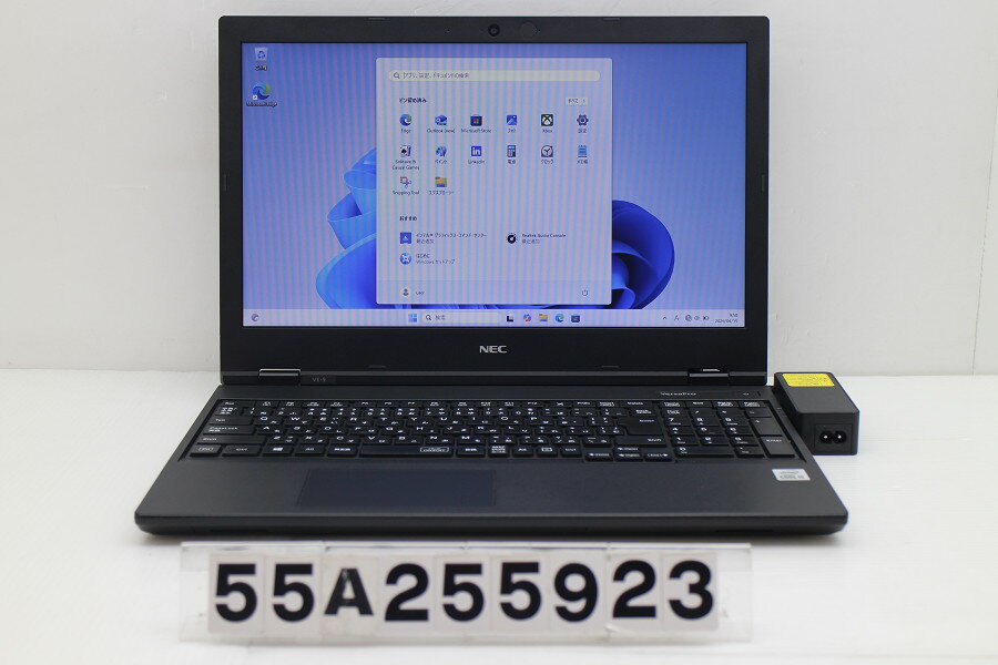 12 inches - NEC PC-VKT16EZG9 Core i5 10210U 1.6GHz/8GB/256GB(SSD)/DVD/15.6W/FWXGA(1366x768)/Win11【中古】【20260416】