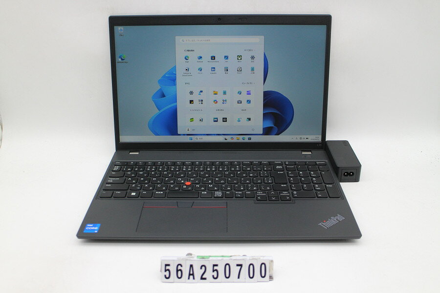 15 inches - Lenovo ThinkPad L15 Gen3 Core i5 1235U 1.3GHz/8GB/256GB(SSD)/15.6W/FHD(1920x1080)/Win11【中古】【20260421】