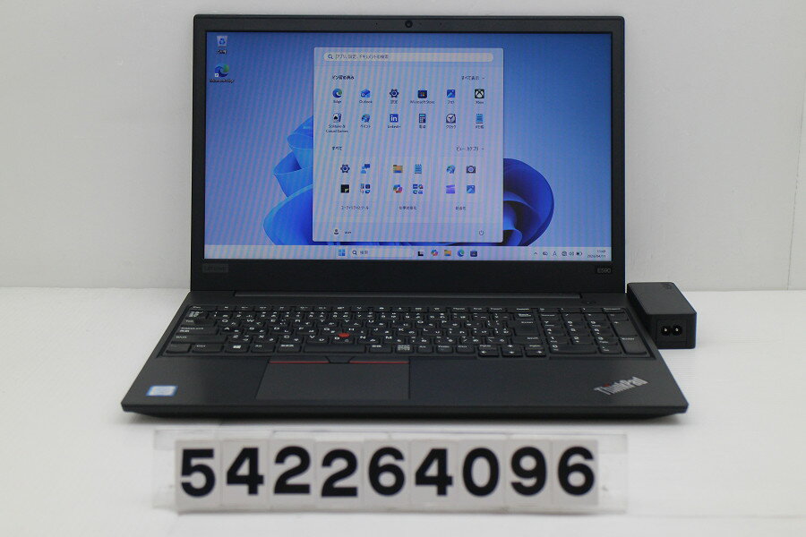 15 inches - Lenovo ThinkPad E590 Core i7 8565U 1.8GHz/8GB/256GB(SSD)/15.6W/FWXGA(1366x768)/Win11【中古】【20260430】