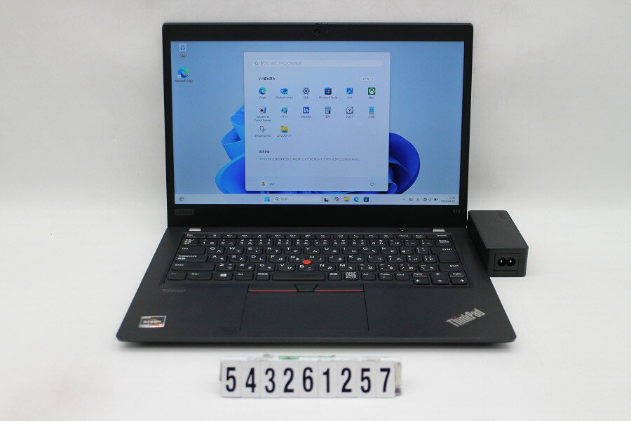 ACER - Lenovo ThinkPad X13 Gen1 Ryzen 3 PRO 4450U 2.5GHz/16GB/256GB(SSD)/13.3W/FHD(1920x1080)/Win11【中古】【20260430】
