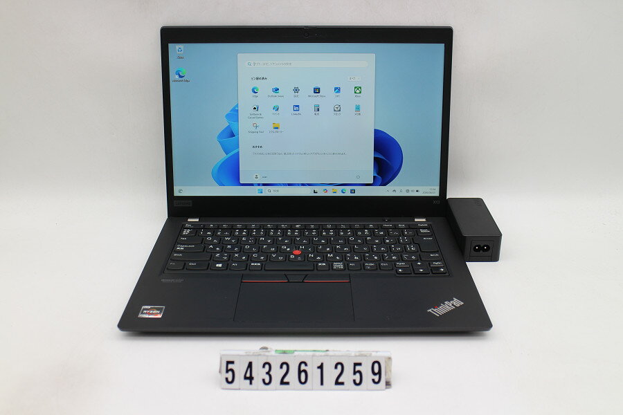 Apple - Lenovo ThinkPad X13 Gen1 Ryzen 3 PRO 4450U 2.5GHz/16GB/256GB(SSD)/13.3W/FHD(1920x1080)/Win11【中古】【20260430】