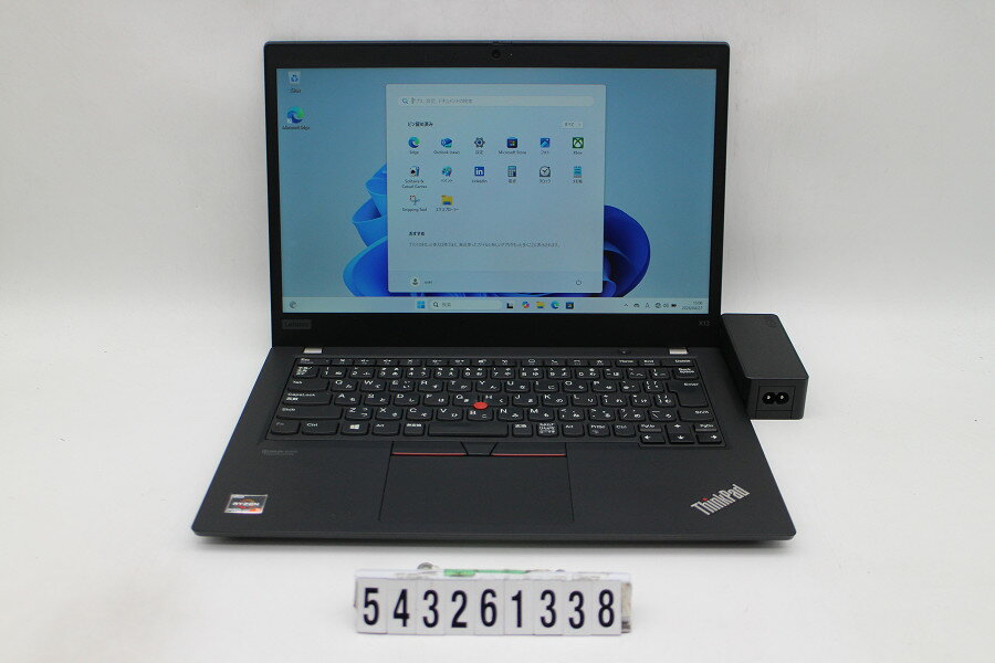GATEWAY - Lenovo ThinkPad X13 Gen1 Ryzen 3 PRO 4450U 2.5GHz/16GB/256GB(SSD)/13.3W/FHD(1920x1080)/Win11【中古】【20260430】