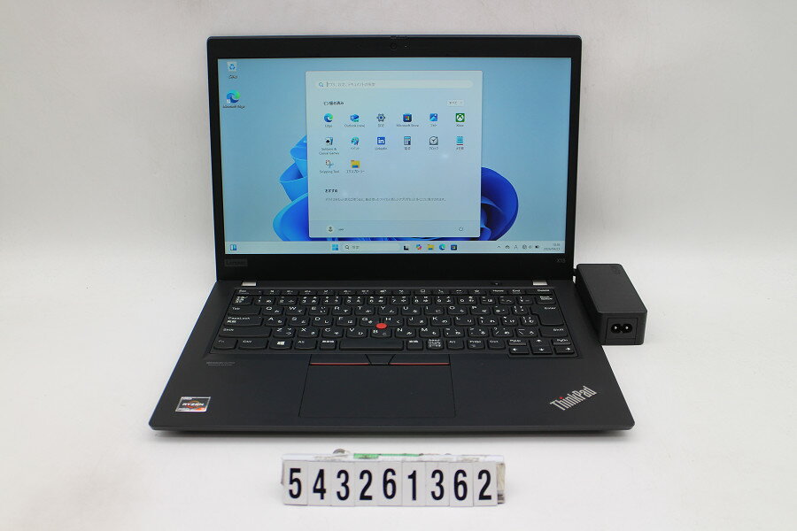 NEC - Lenovo ThinkPad X13 Gen1 Ryzen 3 PRO 4450U 2.5GHz/16GB/256GB(SSD)/13.3W/FHD(1920x1080)/Win11【中古】【20260430】