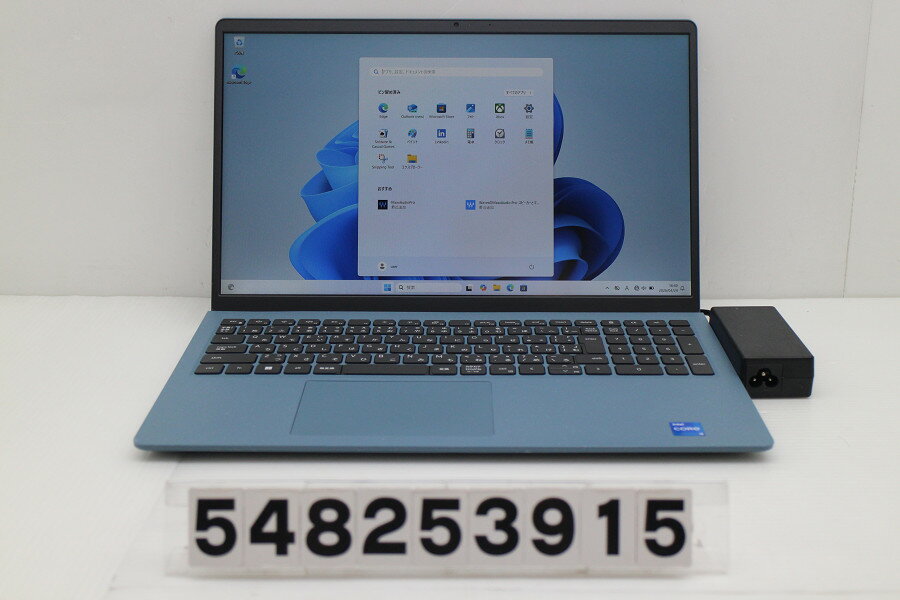 12 inches - DELL Inspiron 15 3511 Core i5 1135G7 2.4GHz/8GB/256GB(SSD)/15.6W/FHD(1920x1080)/Win11【中古】【20260430】