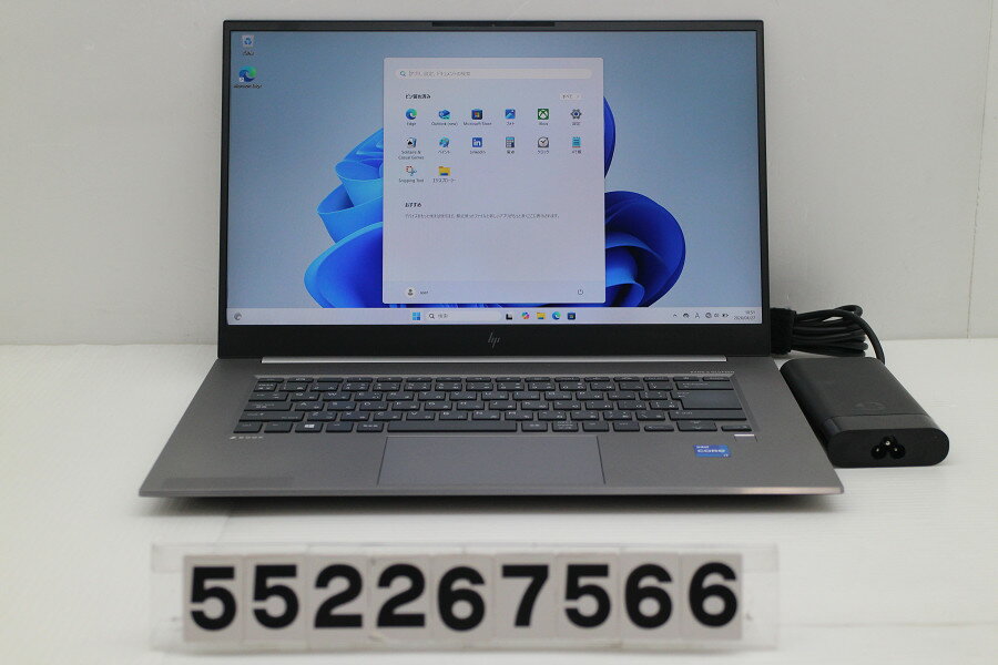 FUJITSU - hp ZBook Studio 15 G8 Core i7 11800H 2.3GHz/32GB/512GB(SSD)/15.6W/FHD(1920x1080)/Win11/NVIDIA T1200 Laptop GPU【中古】【20260430】