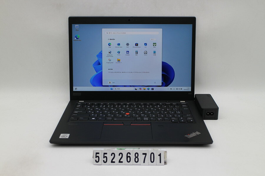 13 inches - Lenovo ThinkPad X13 Gen1 Core i5 10210U 1.6GHz/8GB/256GB(SSD)/13.3W/FHD(1920x1080)/Win11【中古】【20260430】