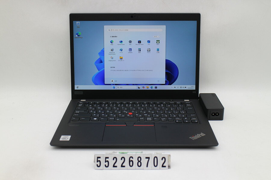 Hewlett Packard - Lenovo ThinkPad X13 Gen1 Core i5 10210U 1.6GHz/8GB/256GB(SSD)/13.3W/FHD(1920x1080)/Win11【中古】【20260430】