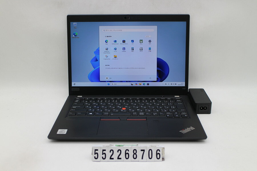 Lenovo - Lenovo ThinkPad X13 Gen1 Core i5 10210U 1.6GHz/8GB/256GB(SSD)/13.3W/FHD(1920x1080)/Win11【中古】【20260430】