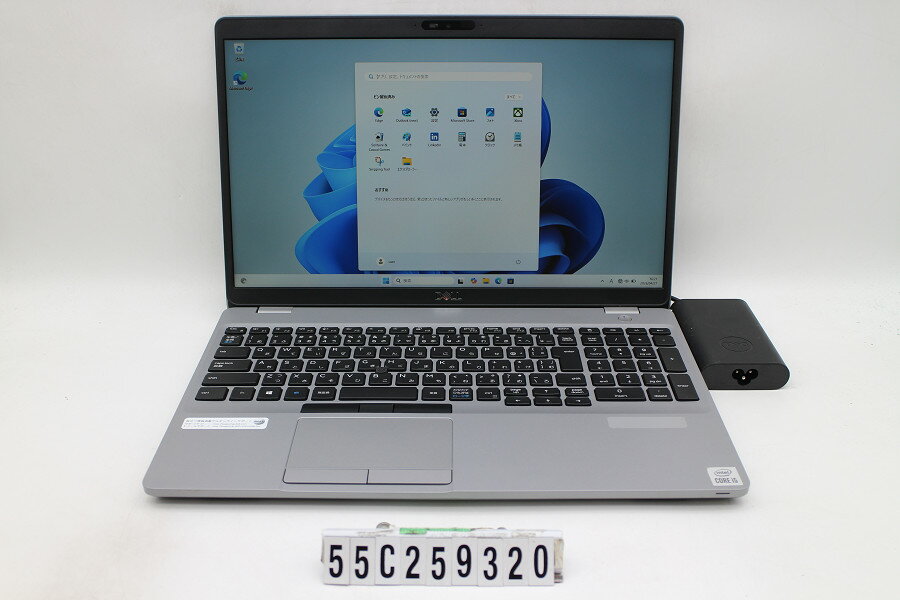 12 inches - DELL Latitude 5510 Core i5 10210U 1.6GHz/16GB/512GB(SSD)/15.6W/FHD(1920x1080)/Win11【中古】【20260430】