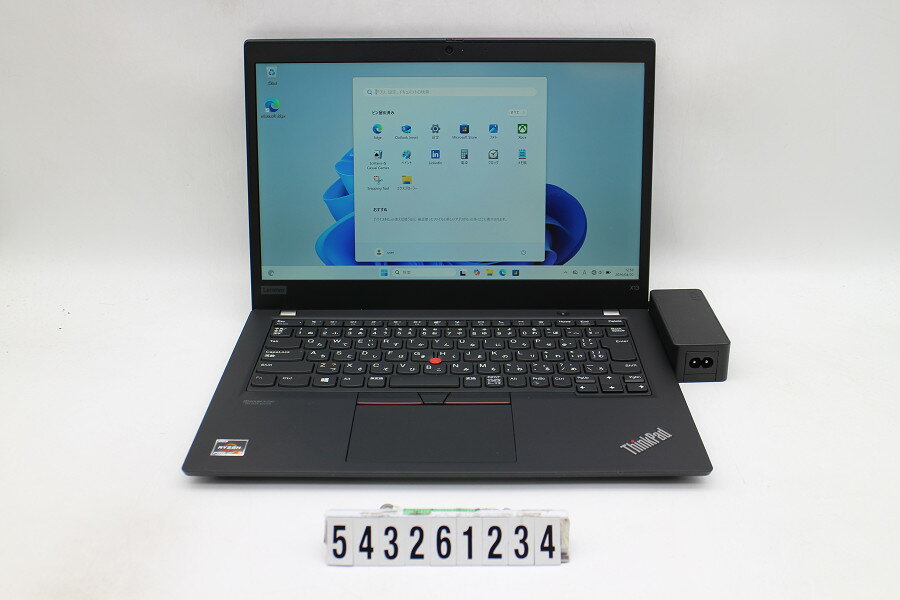 SHARP - Lenovo ThinkPad X13 Gen1 Ryzen 3 PRO 4450U 2.5GHz/16GB/256GB(SSD)/13.3W/FHD(1920x1080)/Win11【中古】【20260430】