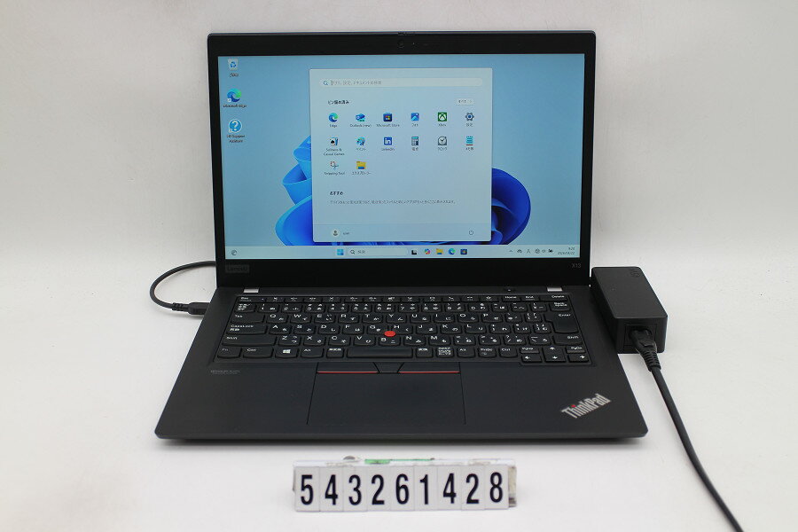 NEC - Lenovo ThinkPad X13 Gen1 Ryzen 3 PRO 4450U 2.5GHz/16GB/256GB(SSD)/13.3W/FHD(1920x1080)/Win11【中古】【20260430】