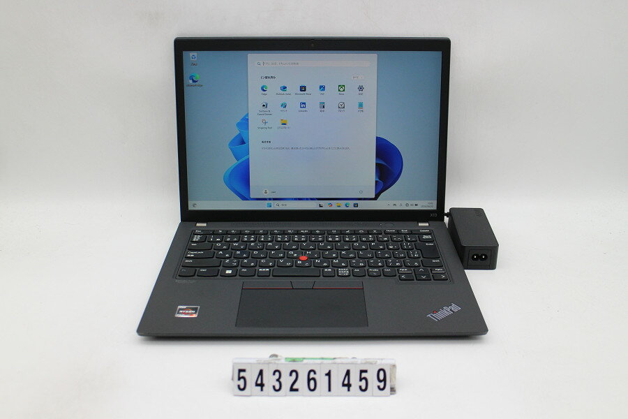 12 inches - Lenovo ThinkPad X13 Gen2 Ryzen 3 PRO 5450U 2.6GHz/16GB/256GB(SSD)/13.3W/WUXGA(1920x1200)/Win11【中古】【20260430】