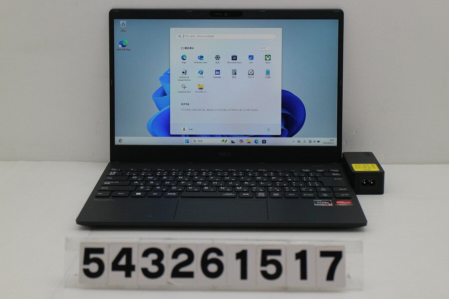 12 inches - NEC PC-VK540CZFB Ryzen 5 5500U 2.1GHz/8GB/128GB(SSD)/13.3W/FHD(1920x1080)/Win11【中古】【20260430】