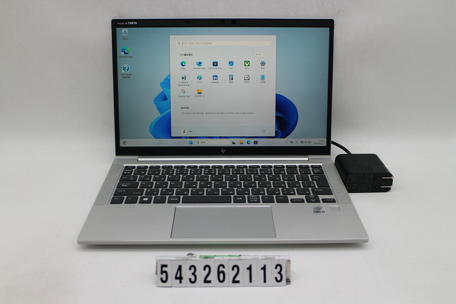 13 inches - hp EliteBook 830 G7 Core i5 10210U 1.6GHz/8GB/256GB(SSD)/13.3W/FHD(1920x1080)/Win11【中古】【20260519】